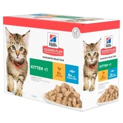 Hill's Hill’s Kitten Classic Selection Multipack Poulet 12x85g