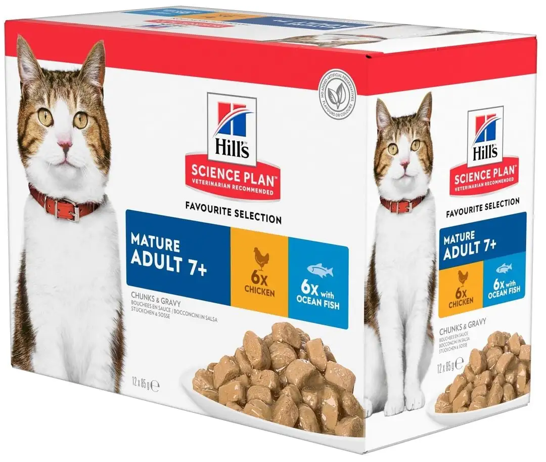 Hill's Science Plan Chat Mature Adult 7+ Multipack