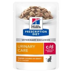 Hill's Prescription Diet Chat C/d Urinary Stress Multicare Sachet Poulet