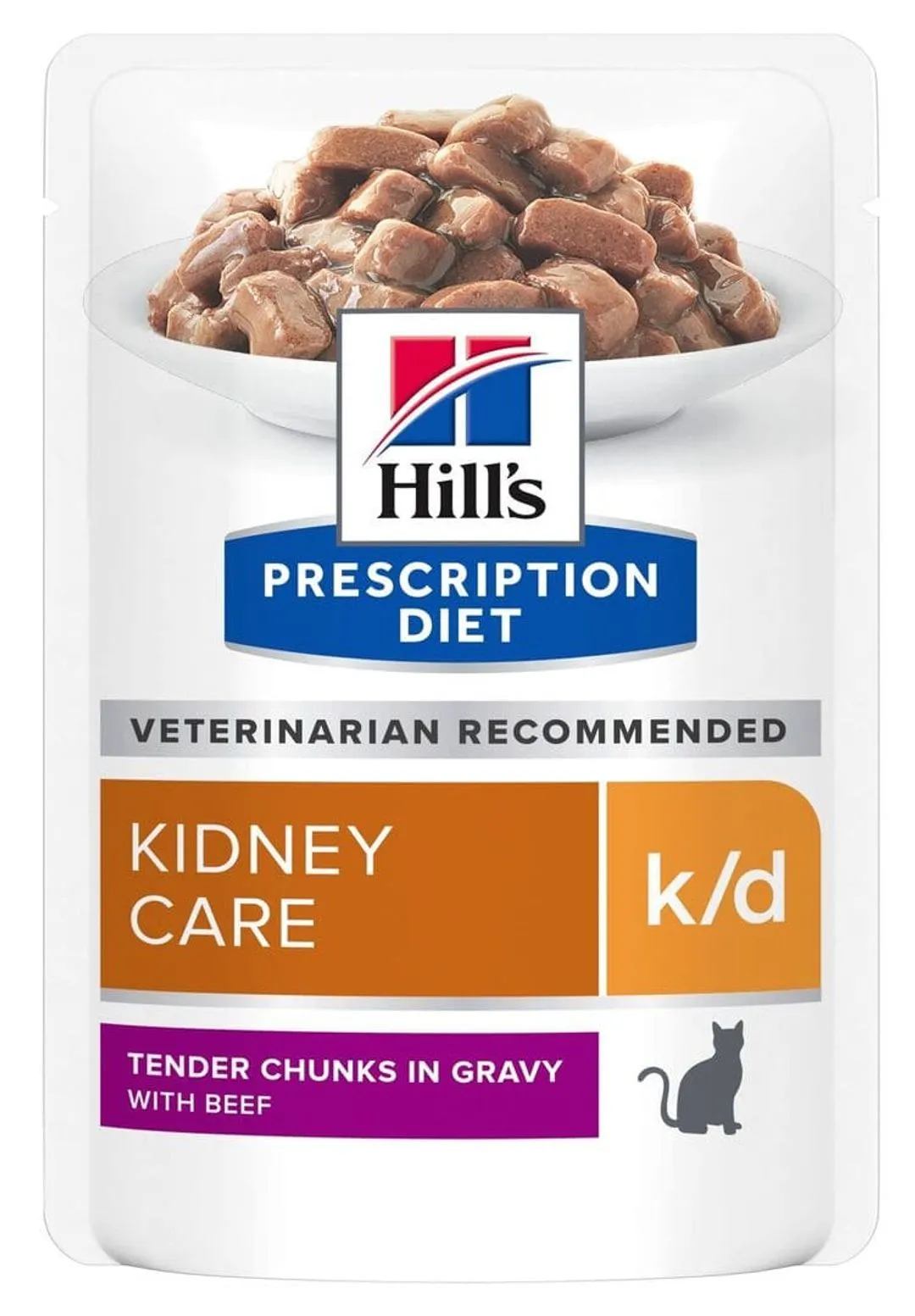Hill's Prescription Diet Chat K/d Kidney Sachet Bœuf