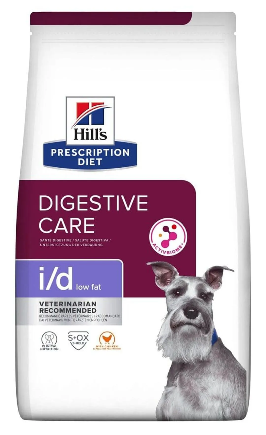 Hill's Prescription Diet Chien I/d Low Fat Digestive Poulet
