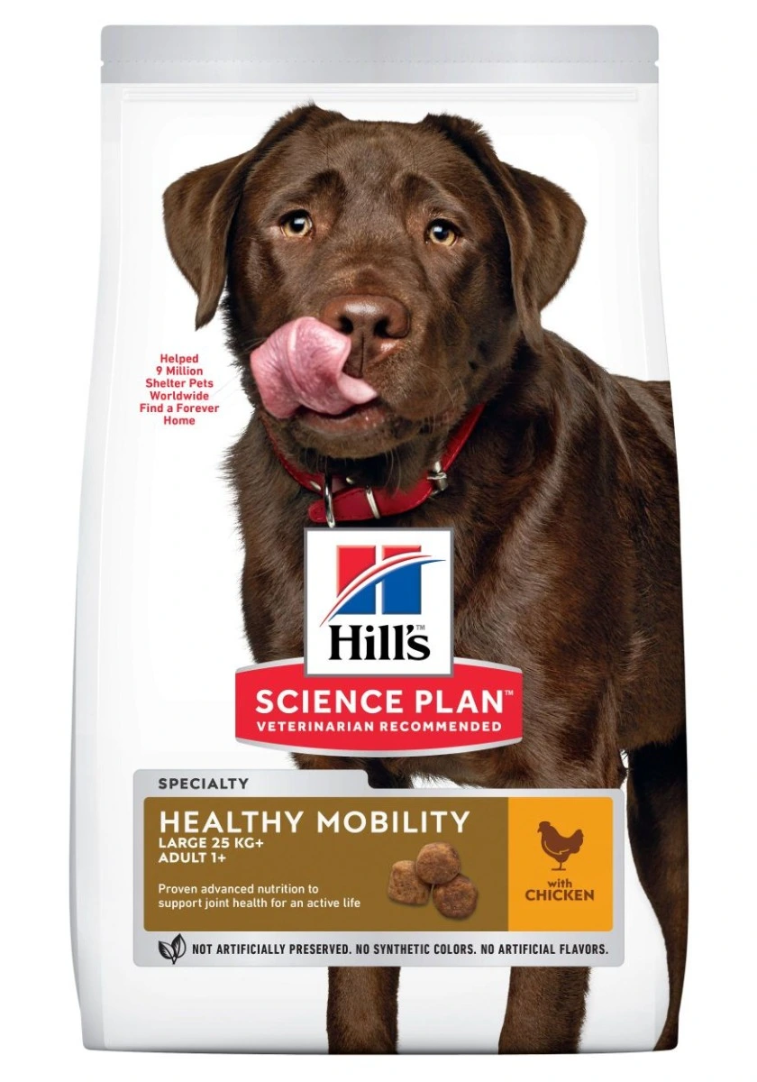Hill's Science Plan Adult Healthy Mobility Croquettes Pour Grand Chien Au Poulet 14 Kg – Image 2