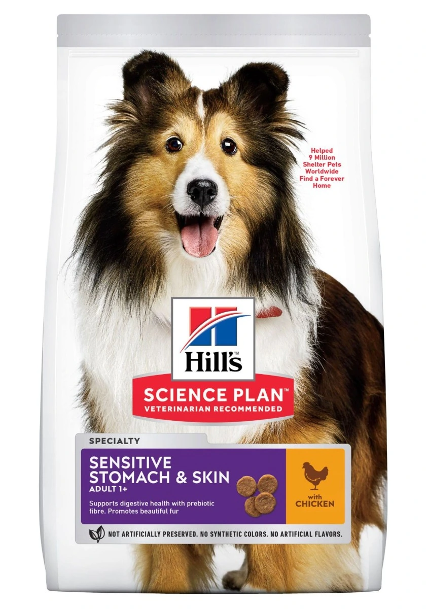 Hill's Hill’s Science Plan Adult Sensitive Stomach & Skin Poulet 14kg – Image 2