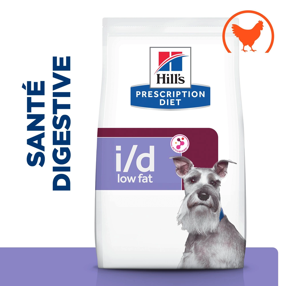 Hill's Prescription Diet I/D Low Fat Digestive Croquettes Pour Chien Au Poulet - 1.5Kg – Image 2