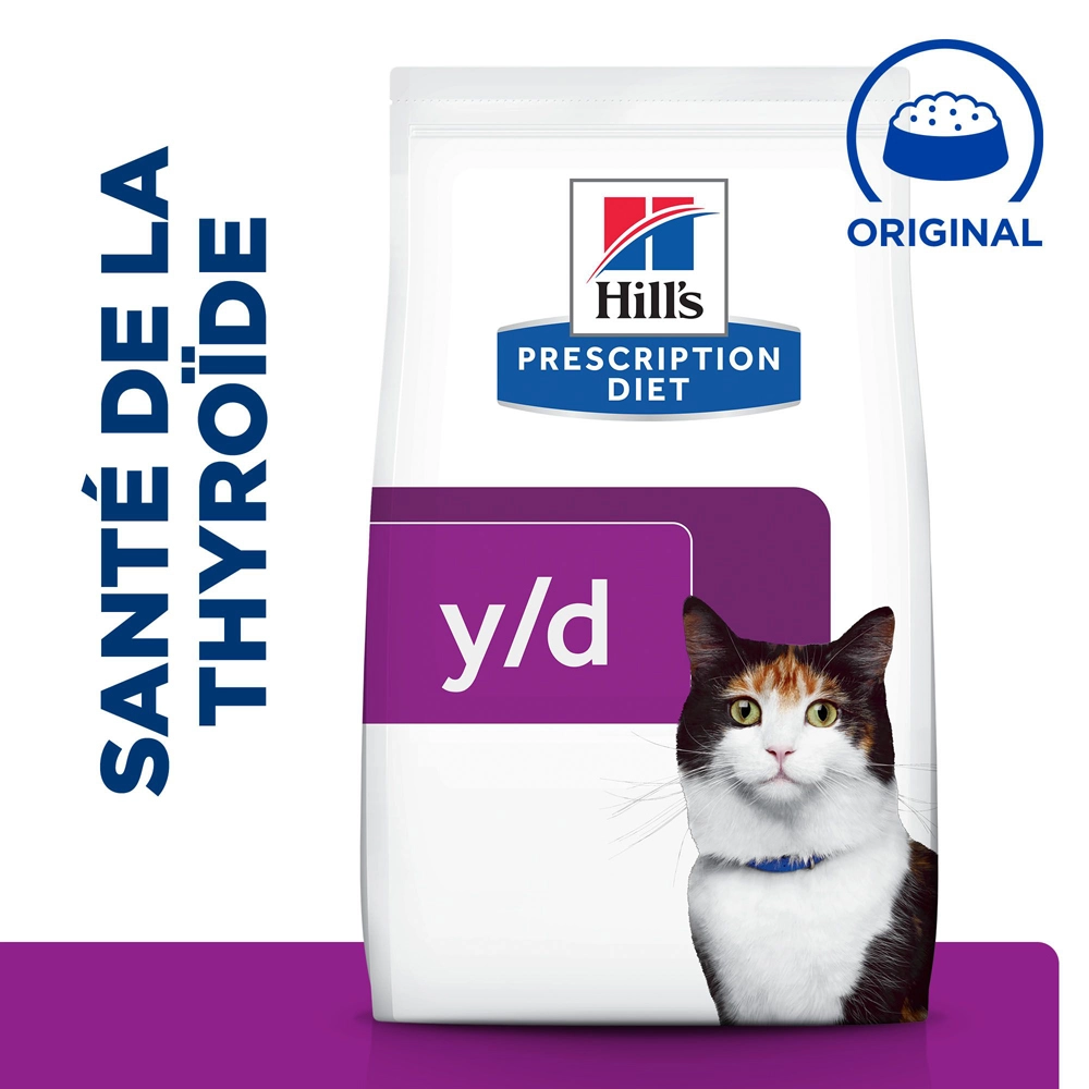 Hill's Prescription Diet Y/D Thyroïd Croquettes Pour Chat Au Poulet - 3Kg – Image 2