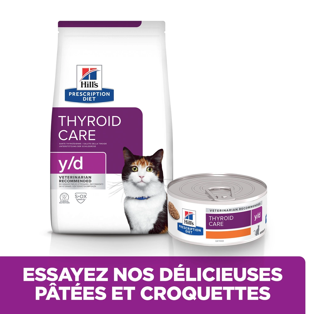 Hill's Prescription Diet Y/D Thyroïd Croquettes Pour Chat Au Poulet - 3Kg – Image 6