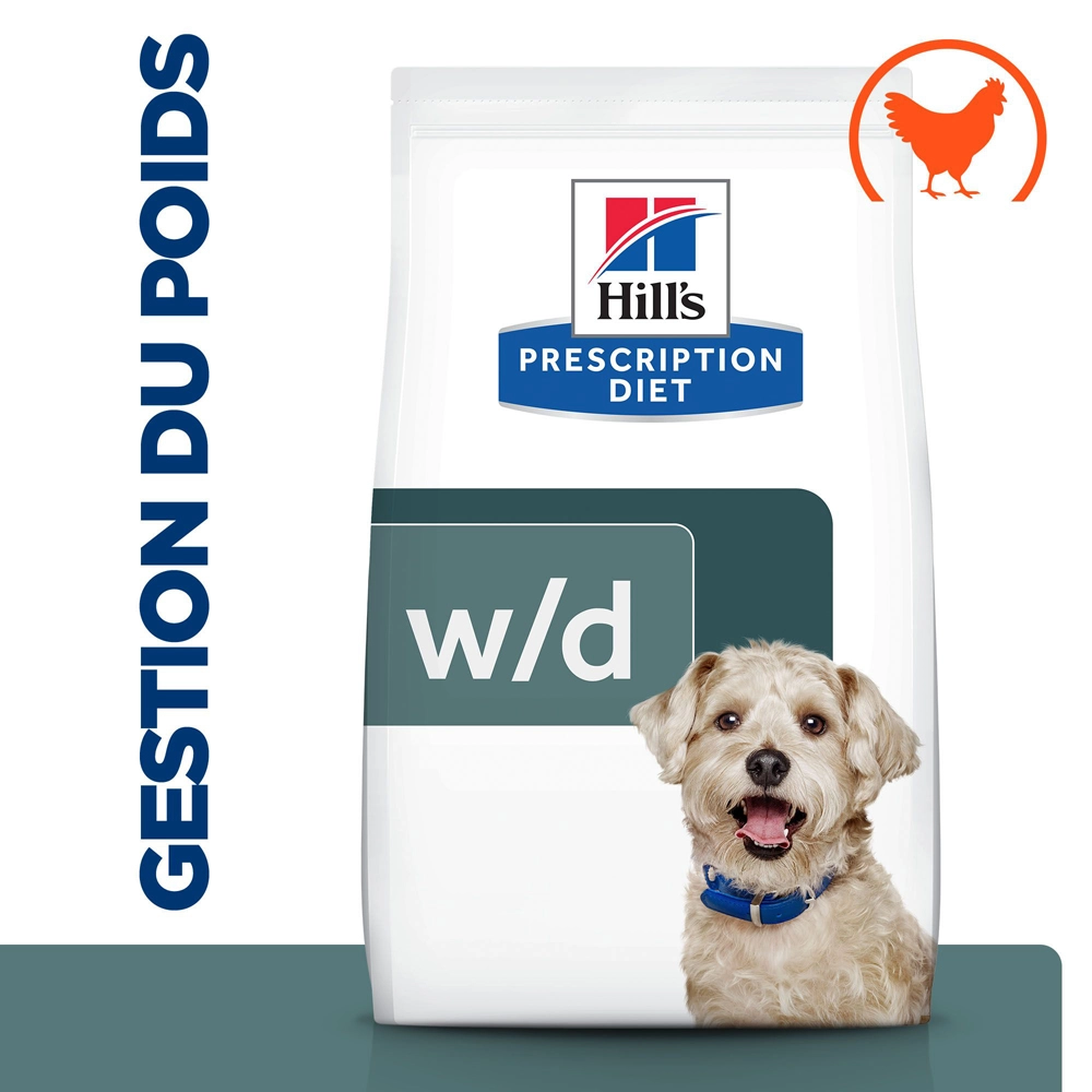 Hill's Presription Diet W/D Diabetes Croquettes Pour Chien Au Poulet 10 Kg – Image 2