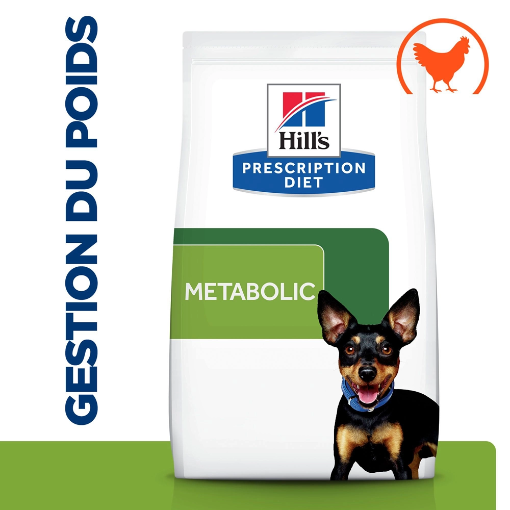 Hill's Prescription Diet Metabolic Croquettes Pour Petit Chien Au Poulet 9kg – Image 2